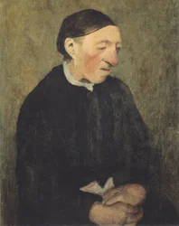 Old Woman with Handkerchief